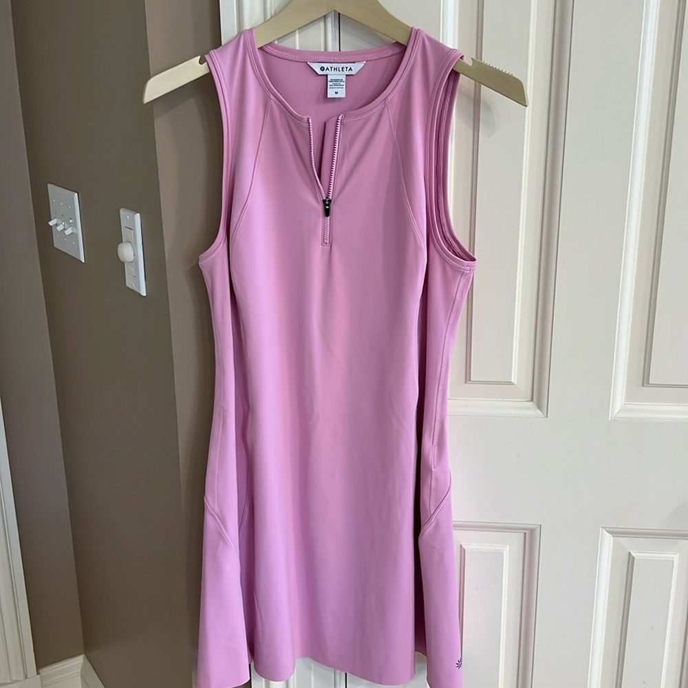 ATHLETA Ace tennis dress size Medium, Pink